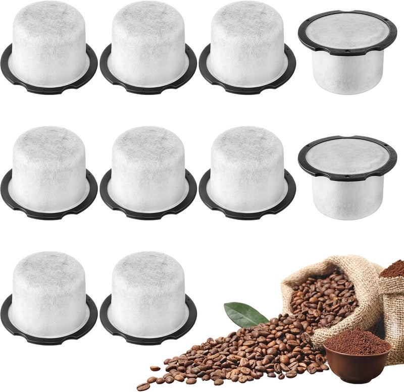 Qualirey 10 Pack Coffee Water Filter Replacement, Compatible with Cafe and GE Profile Grind & Brew Machine, Charcoal Coffee Filter Cartridges, Replacement for C7CGFLTR, Replace Every 3 Months - Image 1